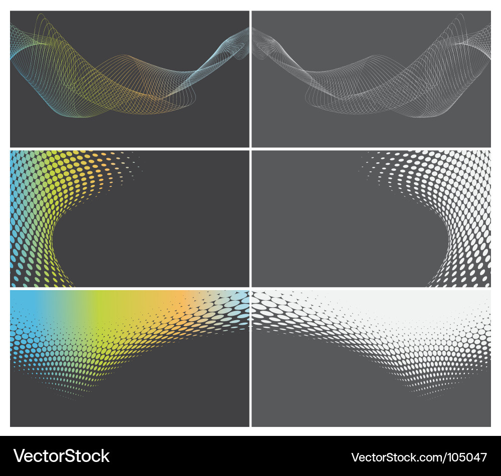 Abstract Wave Pattern vector image