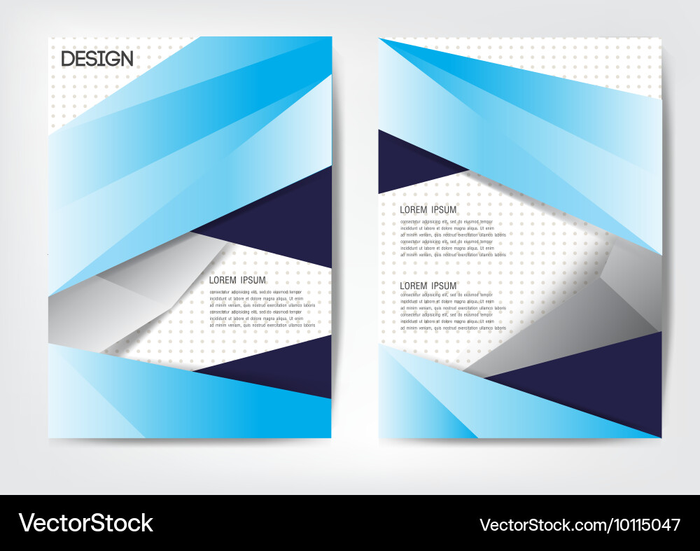 Cover report design template modern style can use Vector Image