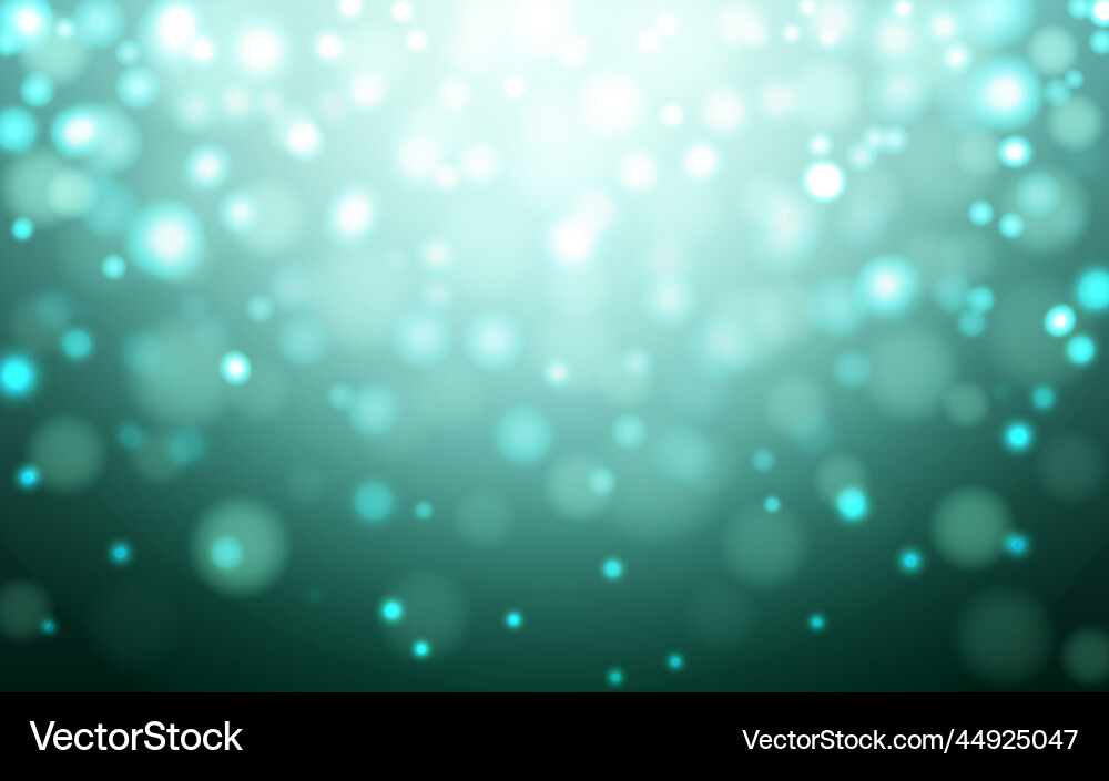 Emerald Bokeh Abstract Background vector image
