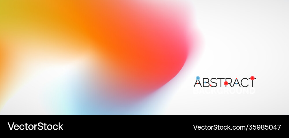 Fluid color gradient abstract background trendy Vector Image