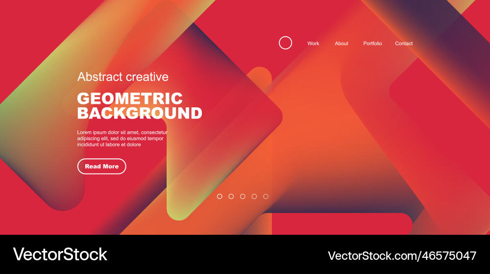 Fluid gradient triangles landing page background Fluid gradient triangles landing page background Vector Image