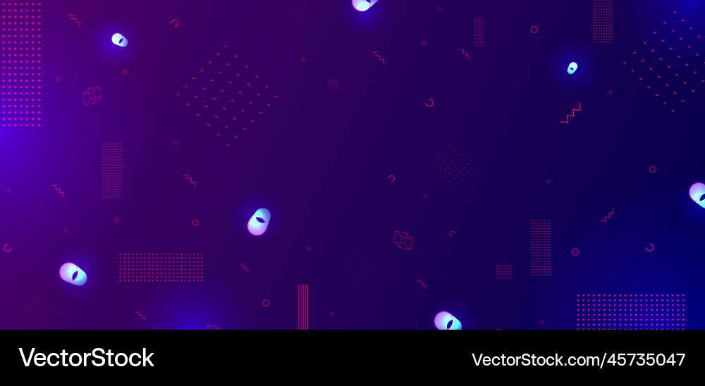 Geometric design background with gradient Vector Image