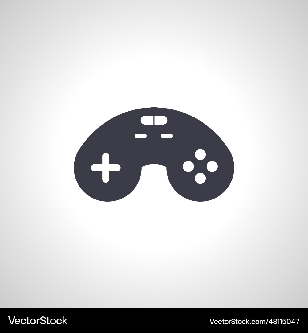Joystick icon game controller gamepad Vector Image