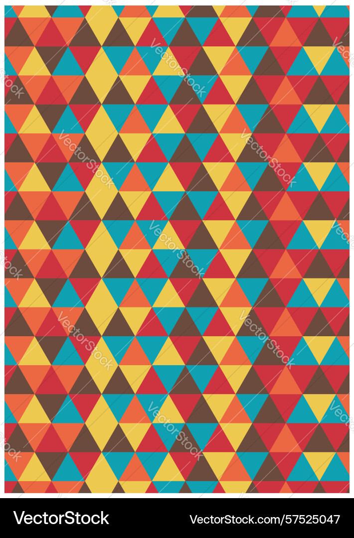 Triangle colorful pattern background Triangle colorful pattern background vector image