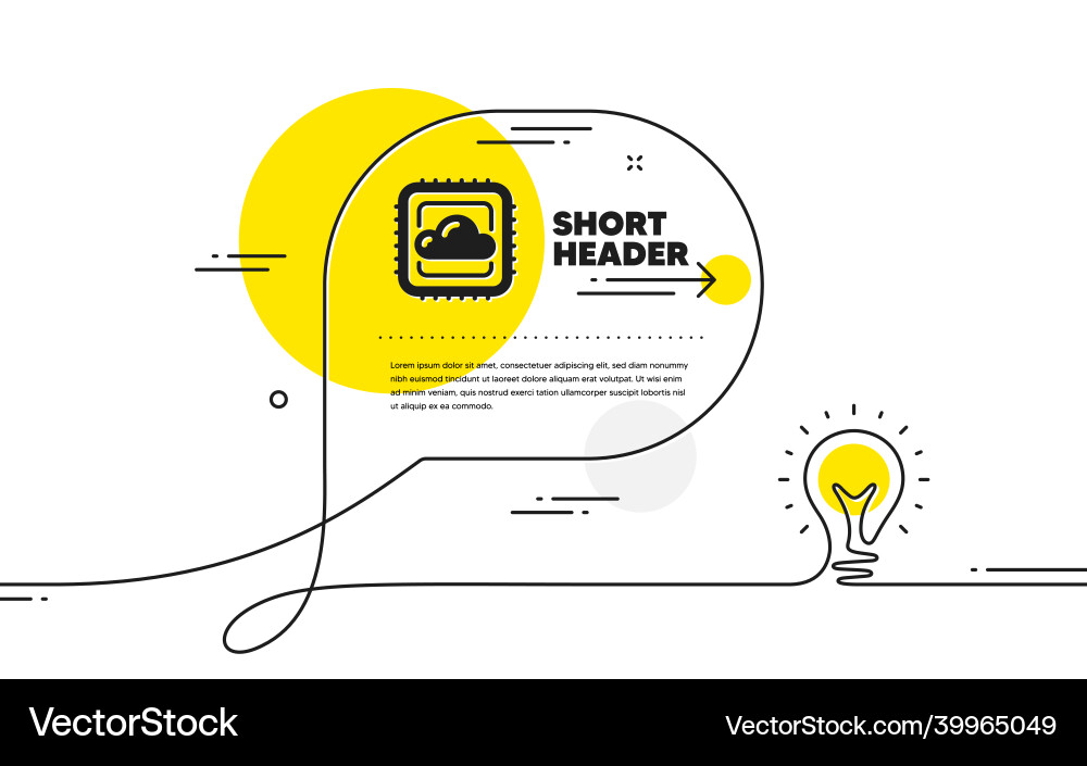 Cloud computing cpu icon internet data storage Cloud computing cpu icon internet data storage Vector Image