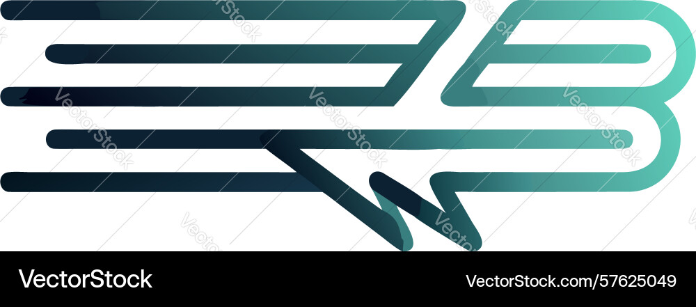 Fast data flow icon dynamic tech speed symbol vector image