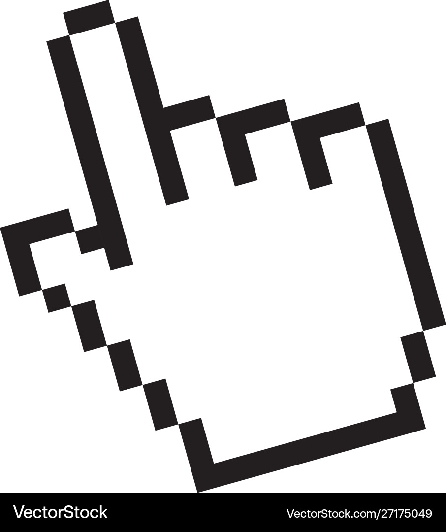 Hand cursor pointer icon Vector Image
