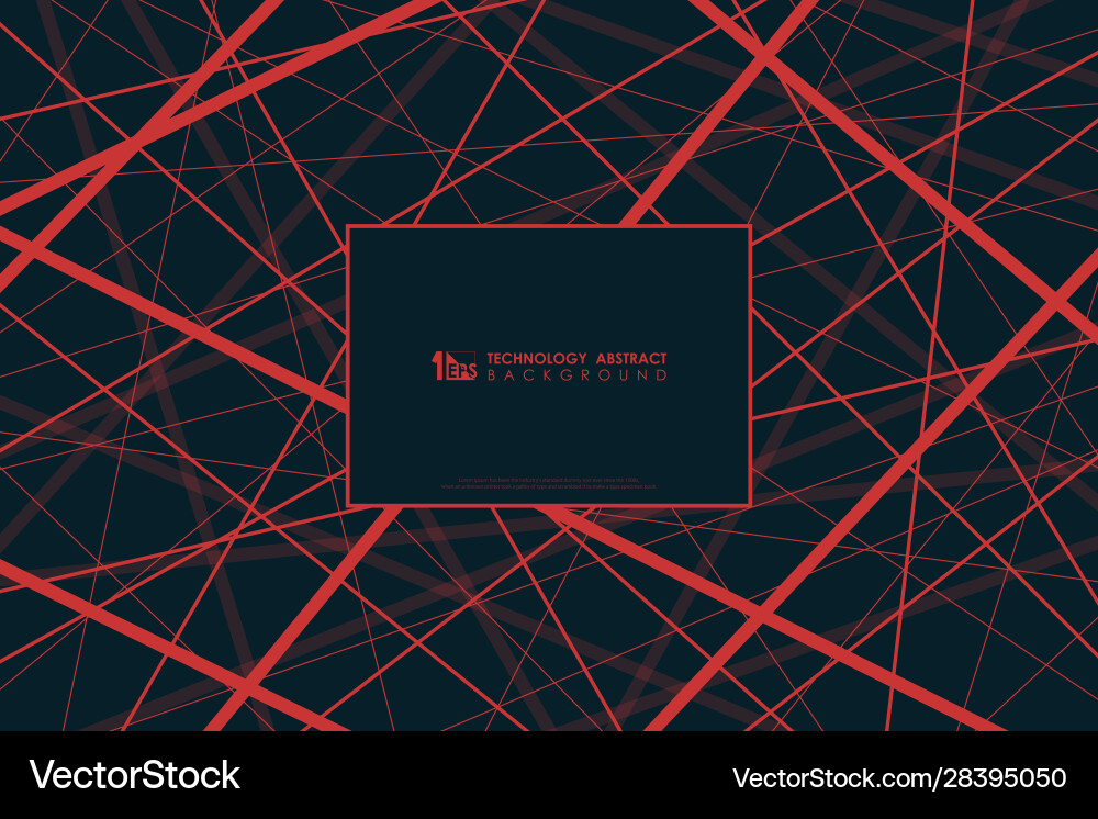 Abstract Tech Circuit Network vector image