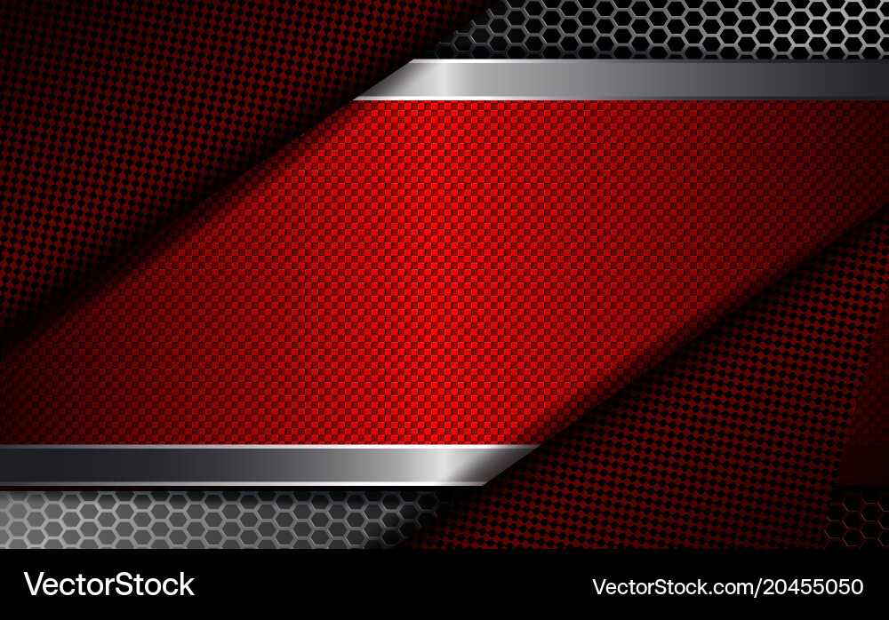 Geometric background with a rectangular red frame vector image