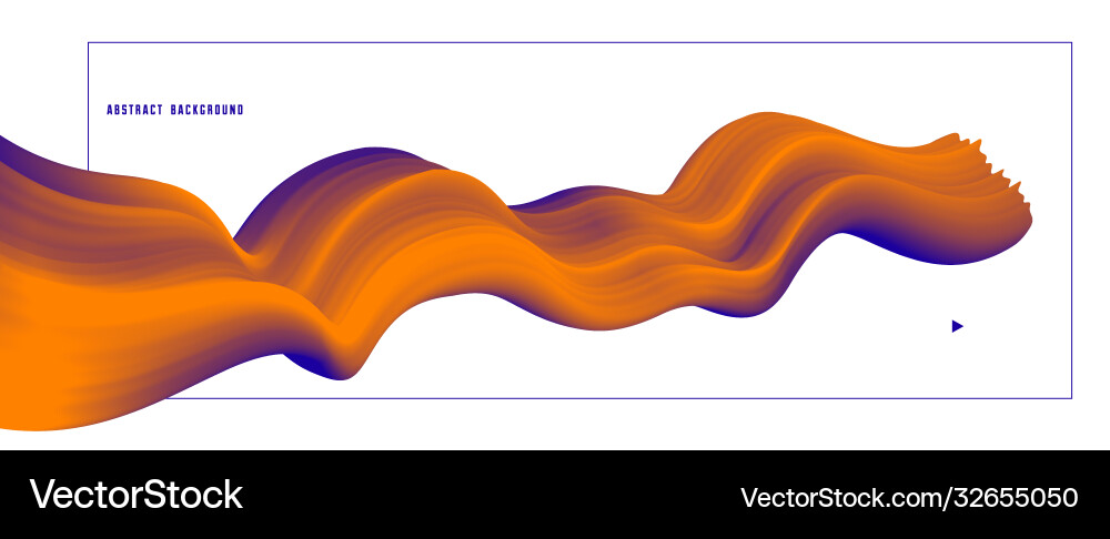 Gradient color 3d fluid shape abstract background Gradient color 3d fluid shape abstract background vector image