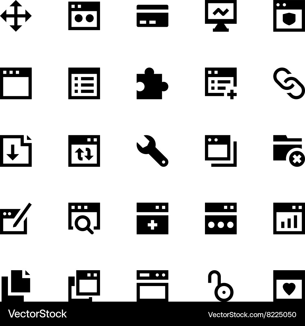 Web design and development-5 vector image