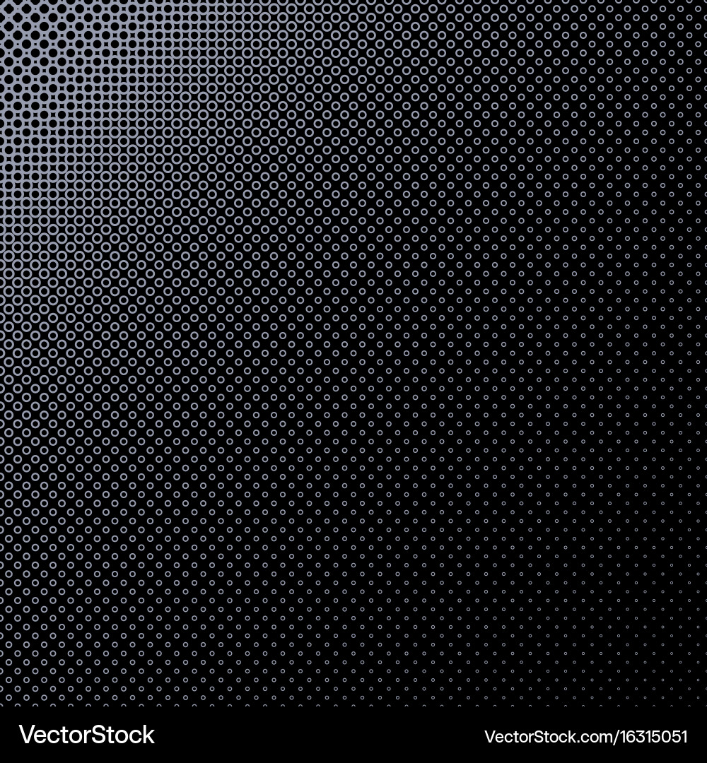 Abstract halftone circle pattern background vector image