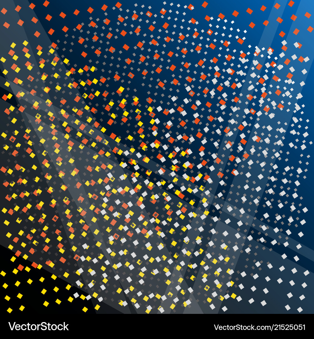 Abstract pattern small colored cubes with stripes Vector Image