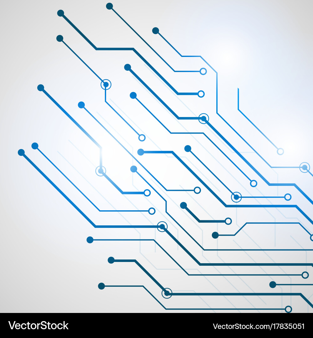 Abstract technological background structure vector image