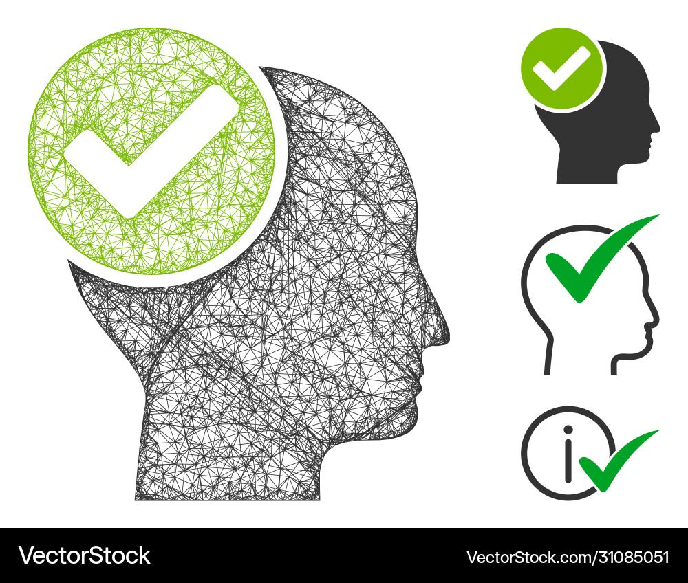 Advised polygonal web mesh Advised polygonal web mesh Vector Image