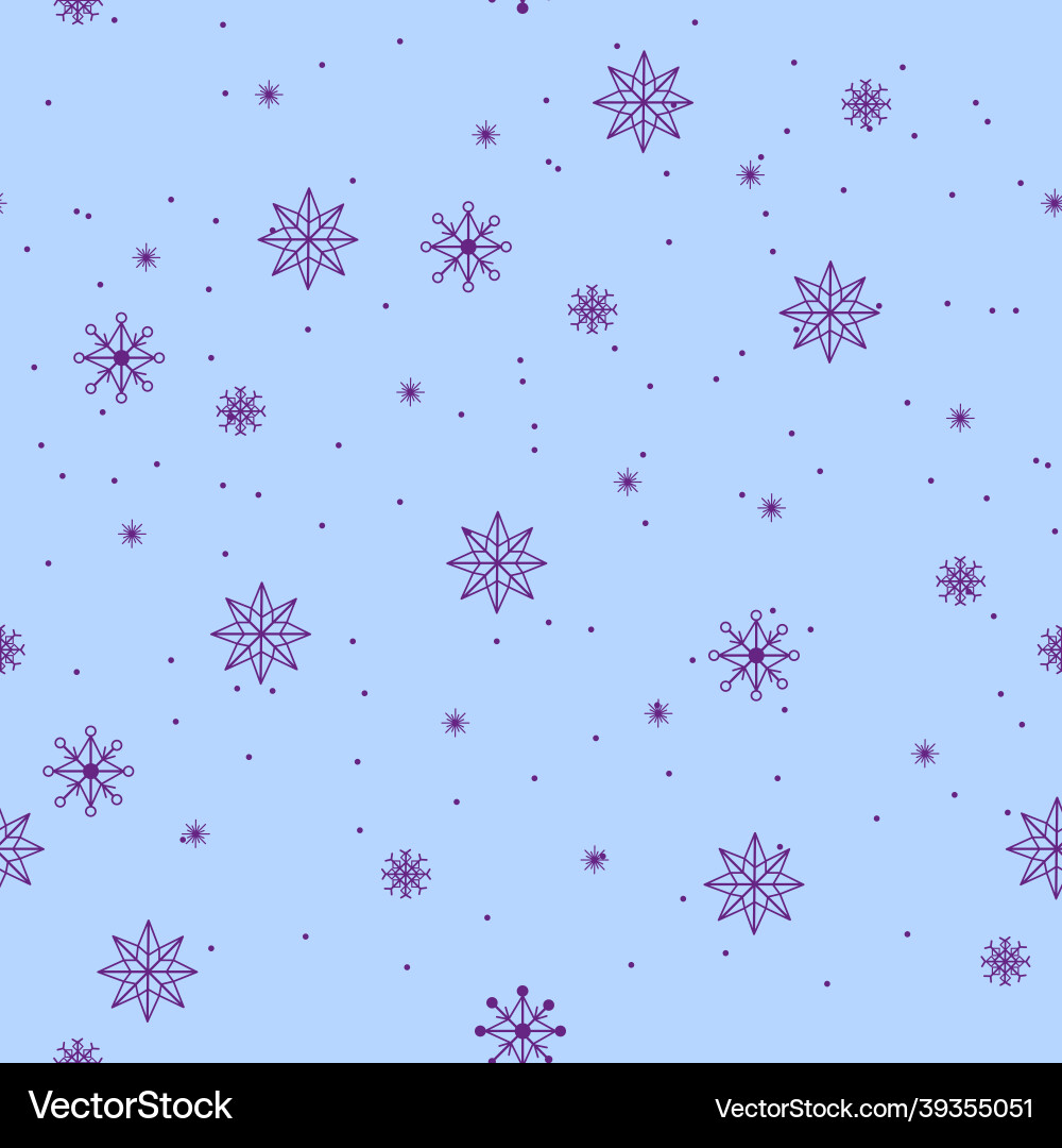 Cold snow simple pattern frozen ice and abstract vector image