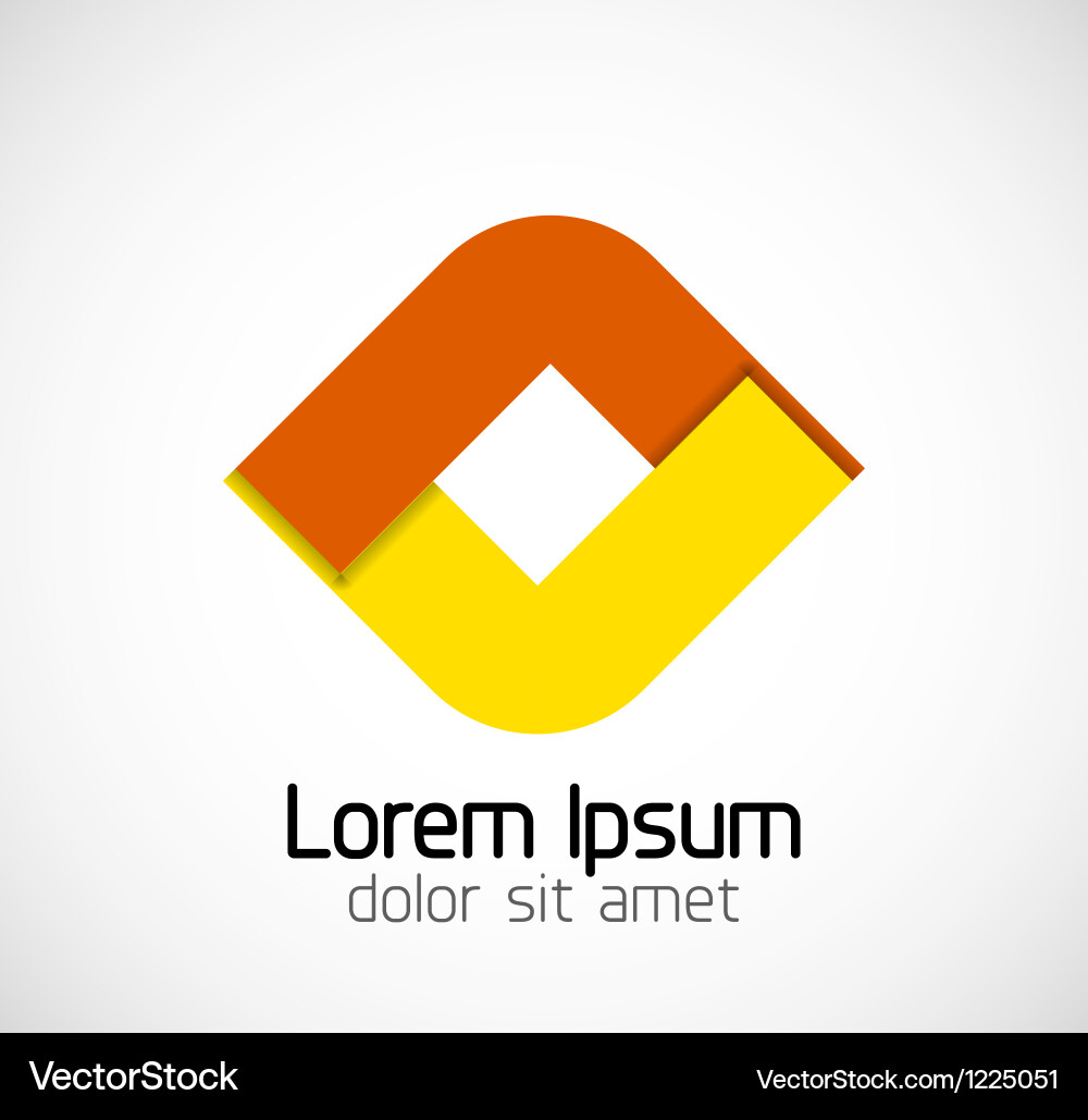 Geometric Loop Symbol vector image