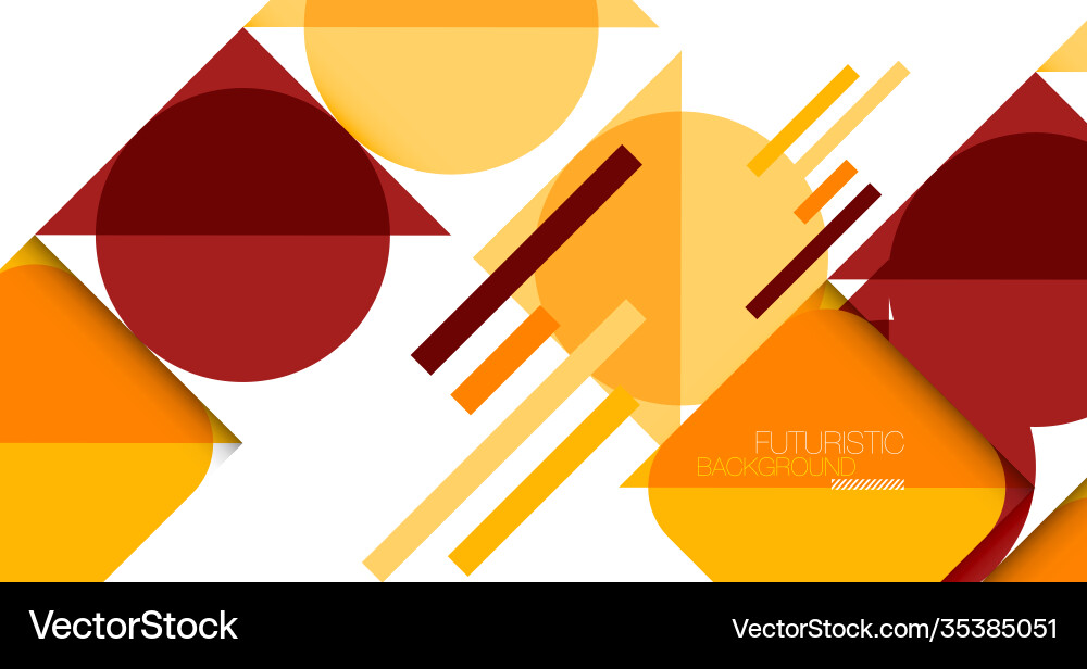Simple circles and triangles abstract background Simple circles and triangles abstract background Vector Image