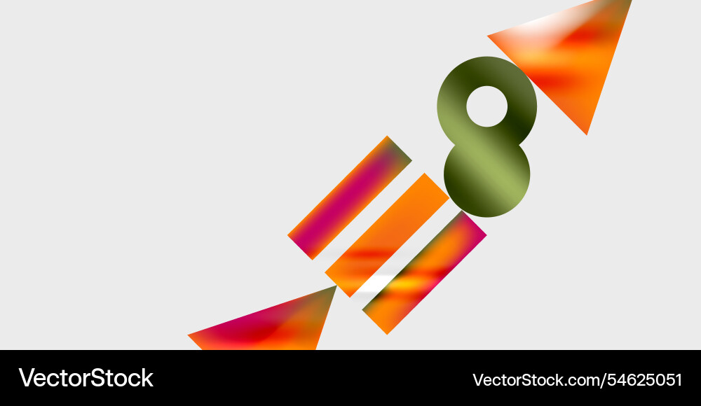Triangles circles squares rectangles design Vector Image