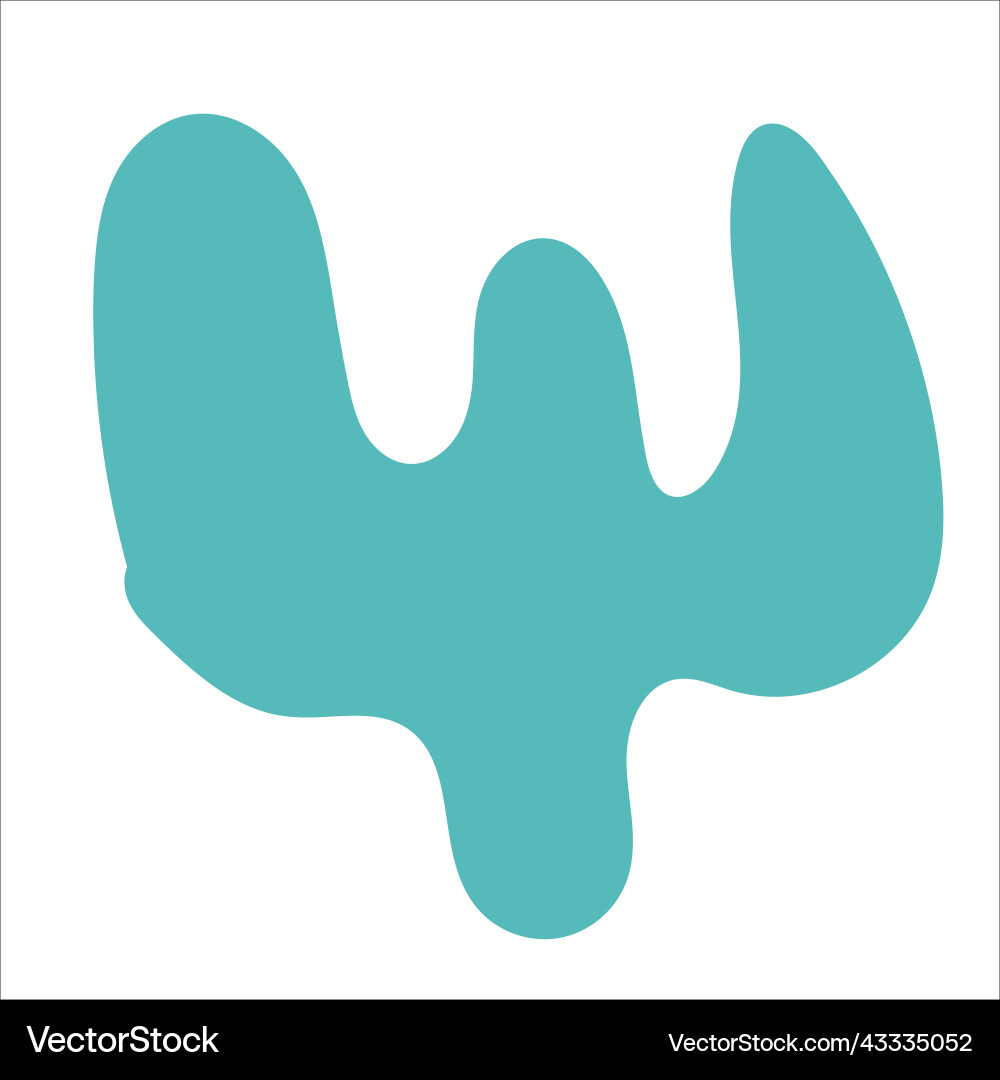 Abstract doodle element with pastel color Vector Image