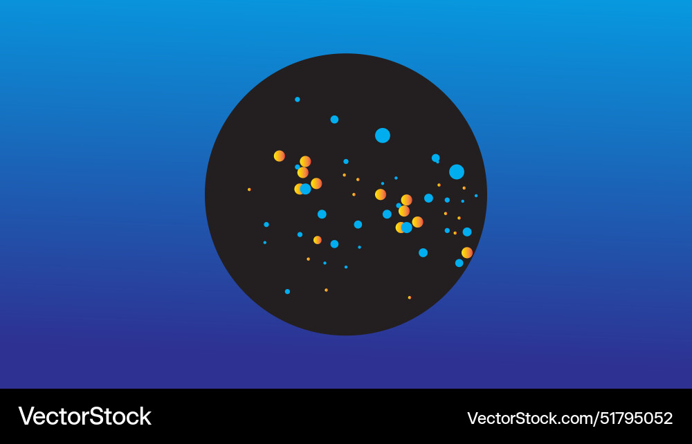 Circle fil abstract gradient color background Circle fil abstract gradient color background Vector Image