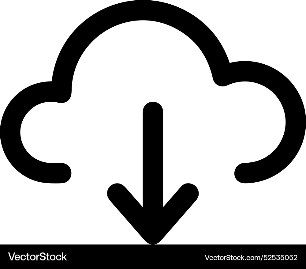 Cloud storage icon symbol image of the hosting Cloud storage icon symbol image of the hosting vector image
