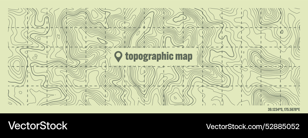 Colorful topographic map with contour lines Colorful topographic map with contour lines vector image