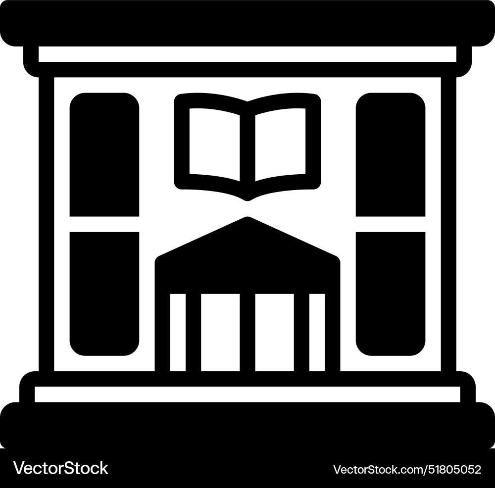 Library Royalty Free Vector Image - VectorStock