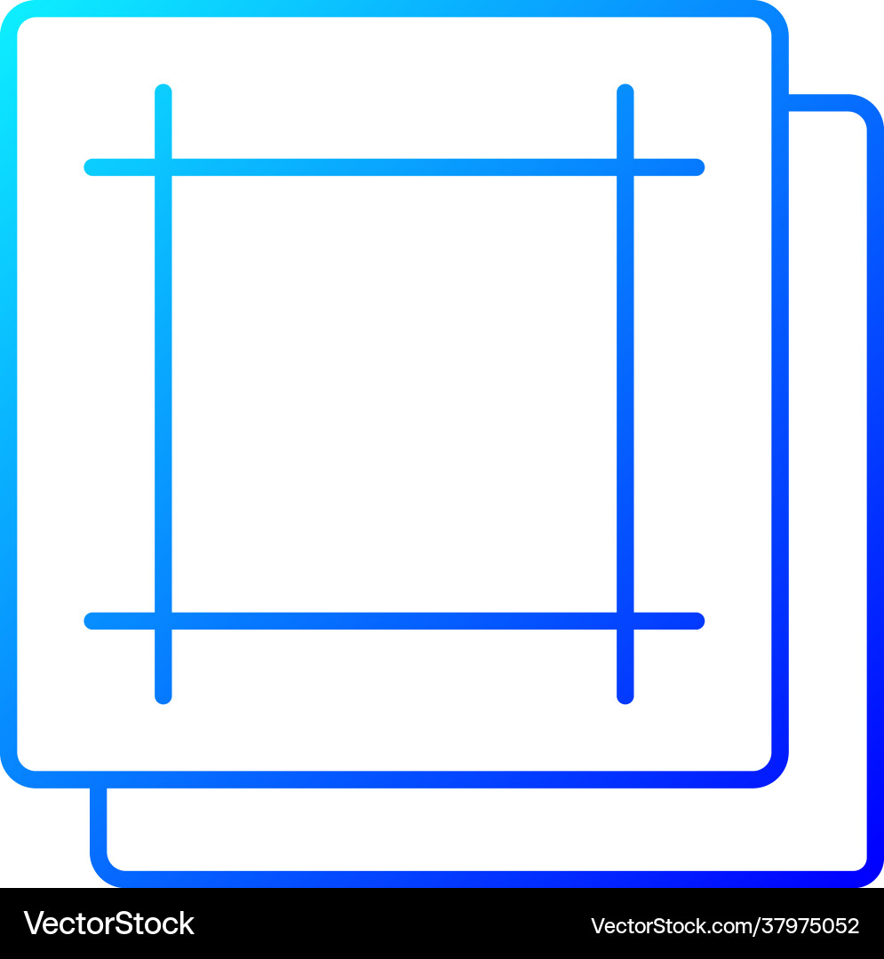 Napkin gradient linear icon Vector Image