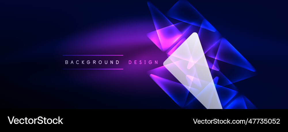 Neon lights hacking geometric background virtual Neon lights hacking geometric background virtual Vector Image
