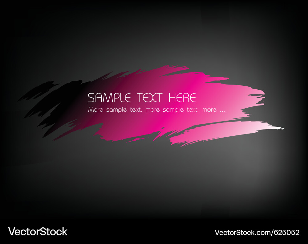 Pink Wash Stroke Vector Image