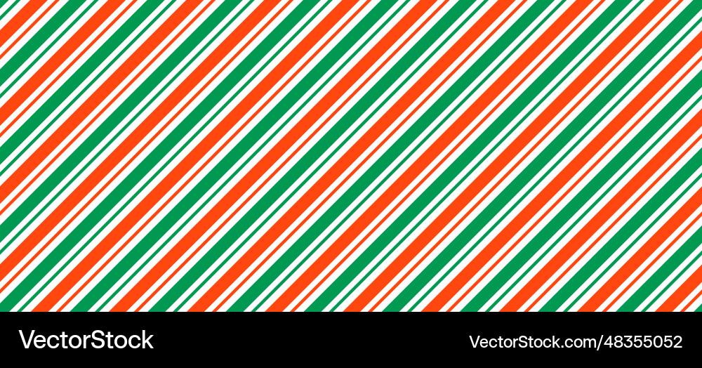 Red and green christmas seamless pattern candy Vector Image