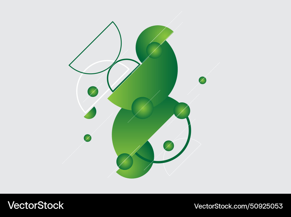 Abstract background with shapes Vector Image