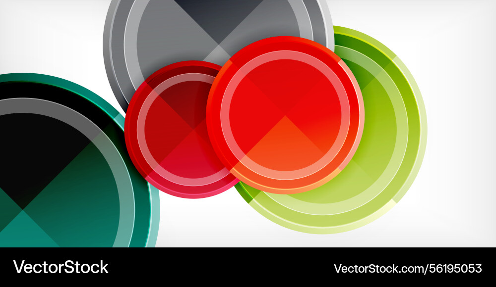 Abstract design features overlapping circles Abstract design features overlapping circles vector image