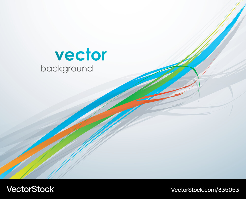 Dynamic Color Background vector image