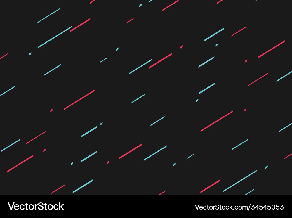 Glitch Line Pattern - Tech Abstract vector image