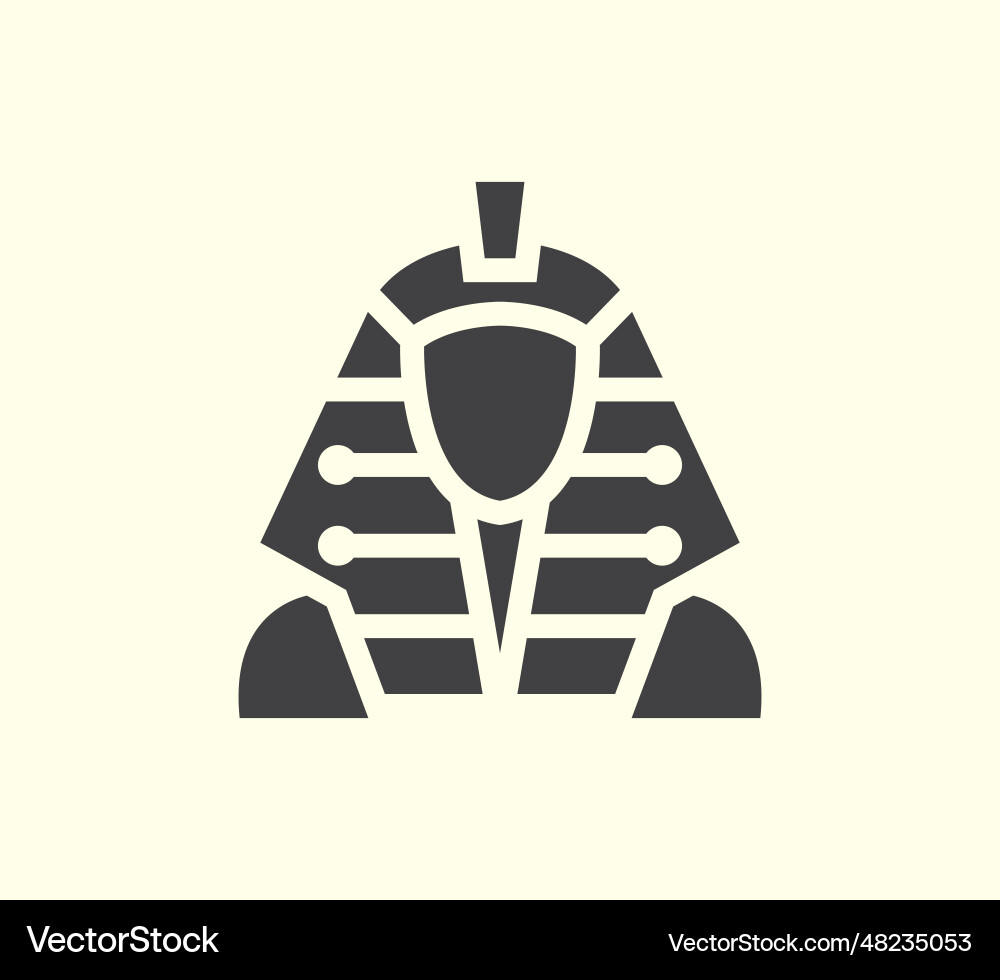 Sphinx icon line art style design isolated Vector Image