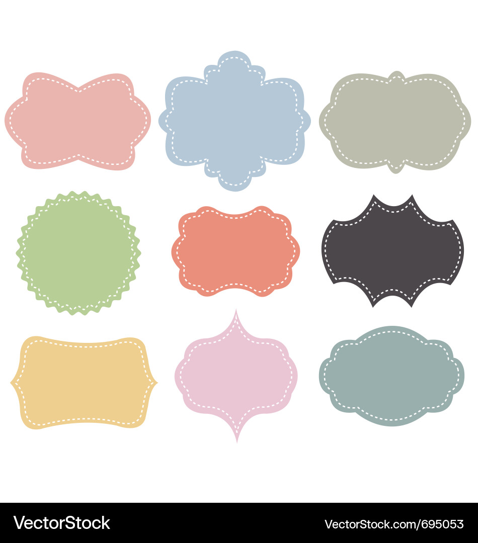 Vintage Frame Collection Royalty Free Vector Image