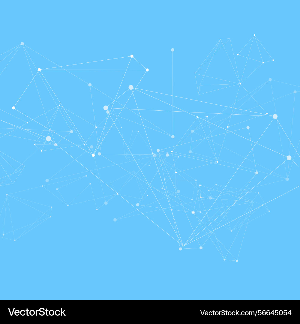 Connecting dots and lines graphic plexus element Connecting dots and lines graphic plexus element vector image