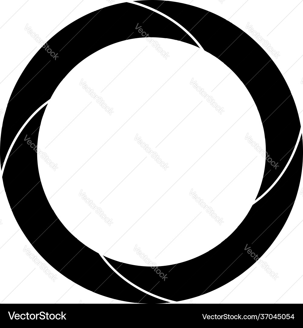 Cyclical circle helix volute element concentric Cyclical circle helix volute element concentric Vector Image