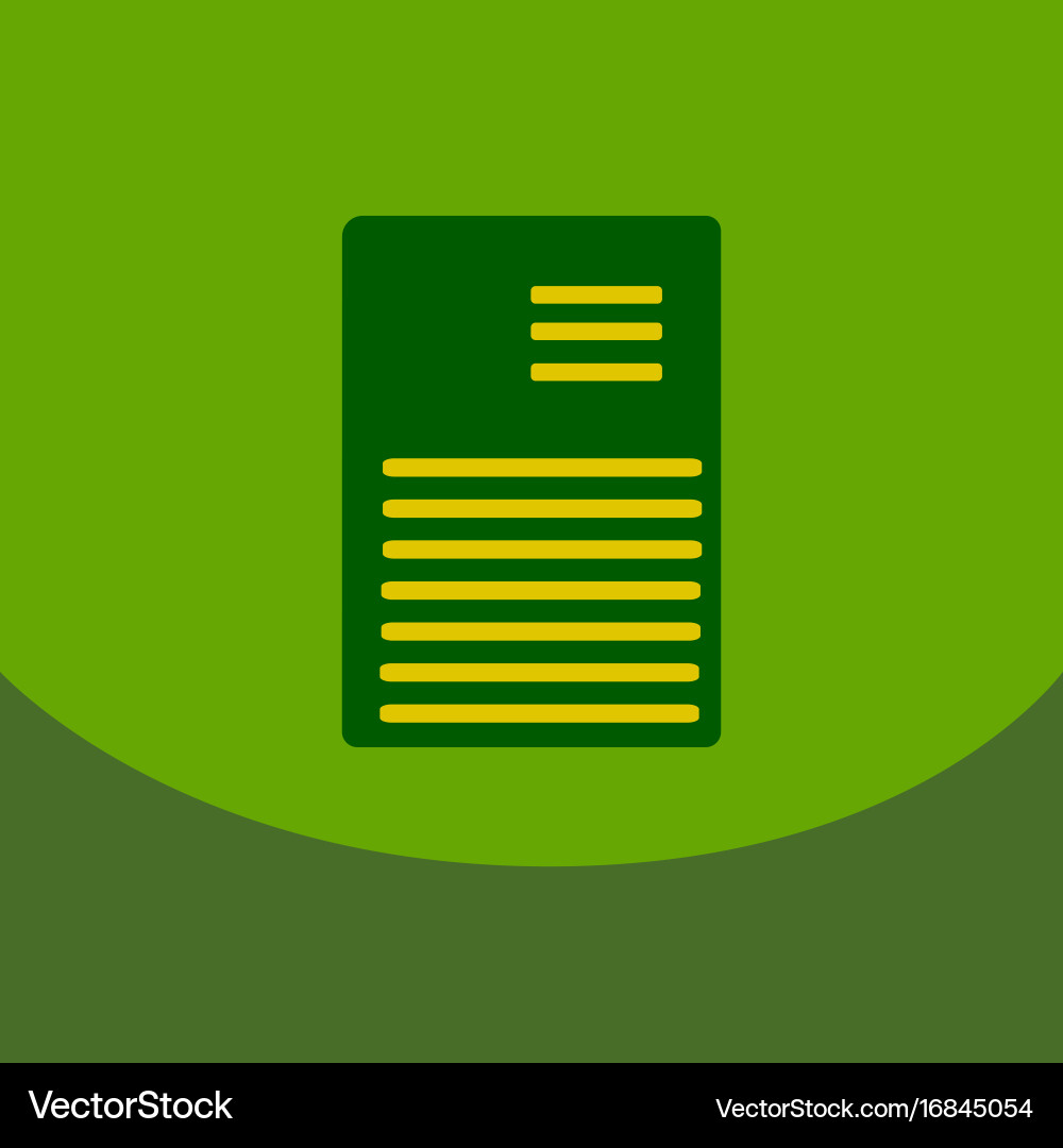Flat style blank realistic notepad notebook vector image