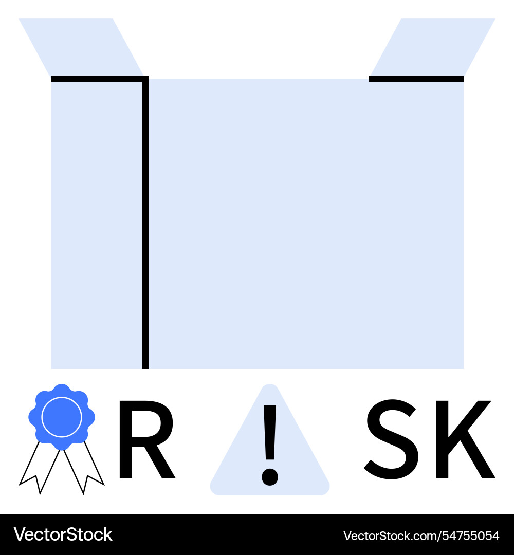 Importance of recognizing and managing risks Importance of recognizing and managing risks vector image