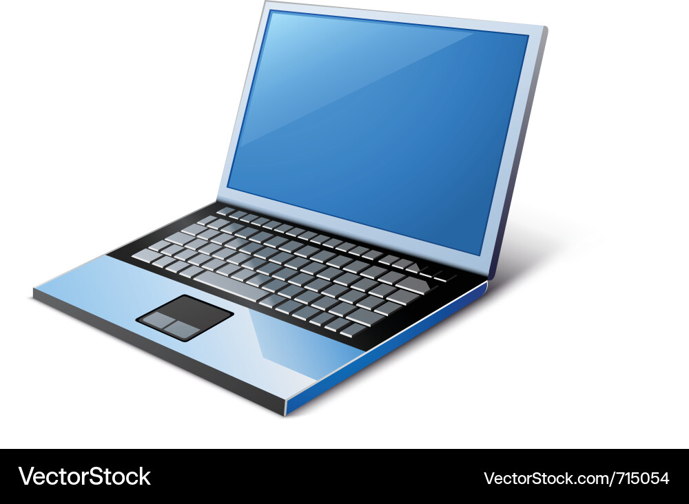 Laptop Computer Vector Image