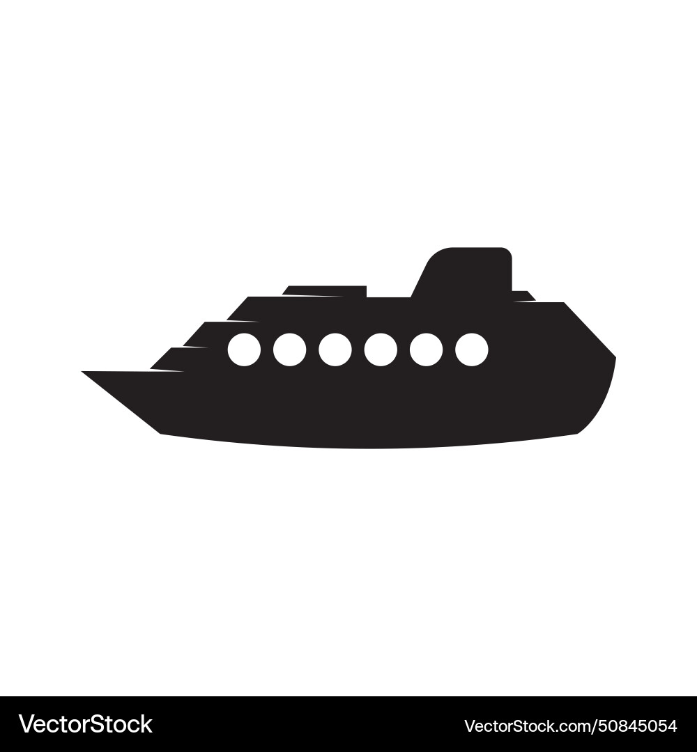 Ship icon Royalty Free Vector Image - VectorStock