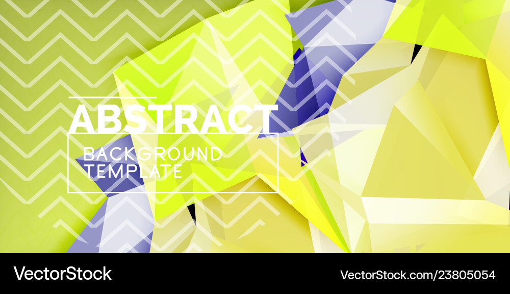 Triangular low poly background design Triangular low poly background design vector image