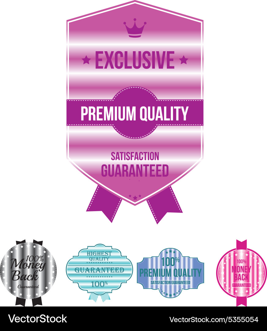 Vintage labels model abstract Vector Image