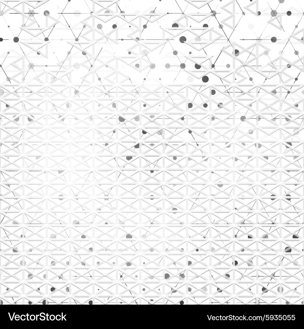 Abstract geometric shape from triangles vector image