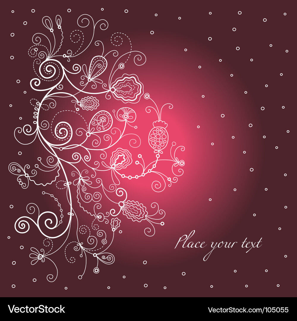 Christmas card vector image