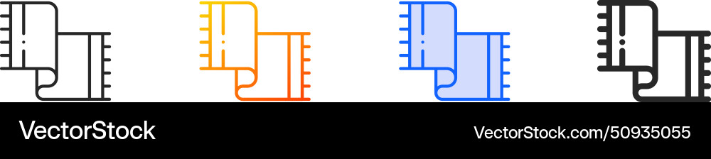Leere ikonthin lineare Gradient blauen Hub Leere ikonthin lineare Gradient blauen Hub vektorbild