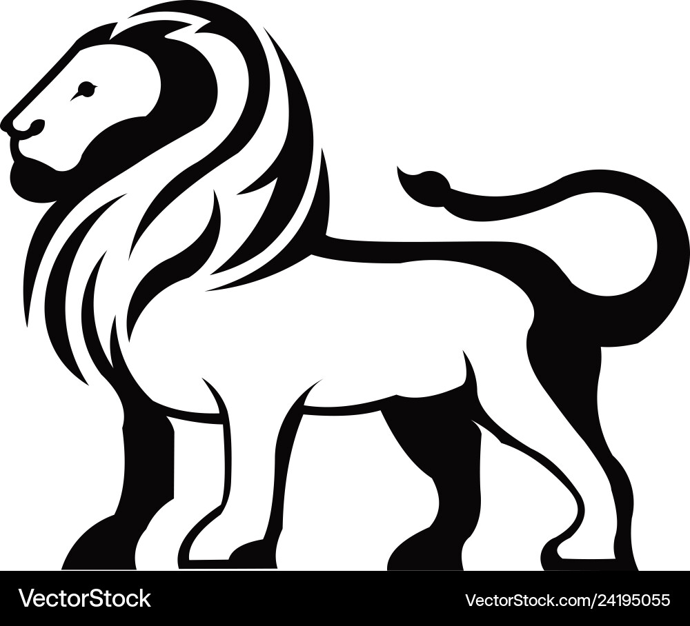 Lion logo Vector Image